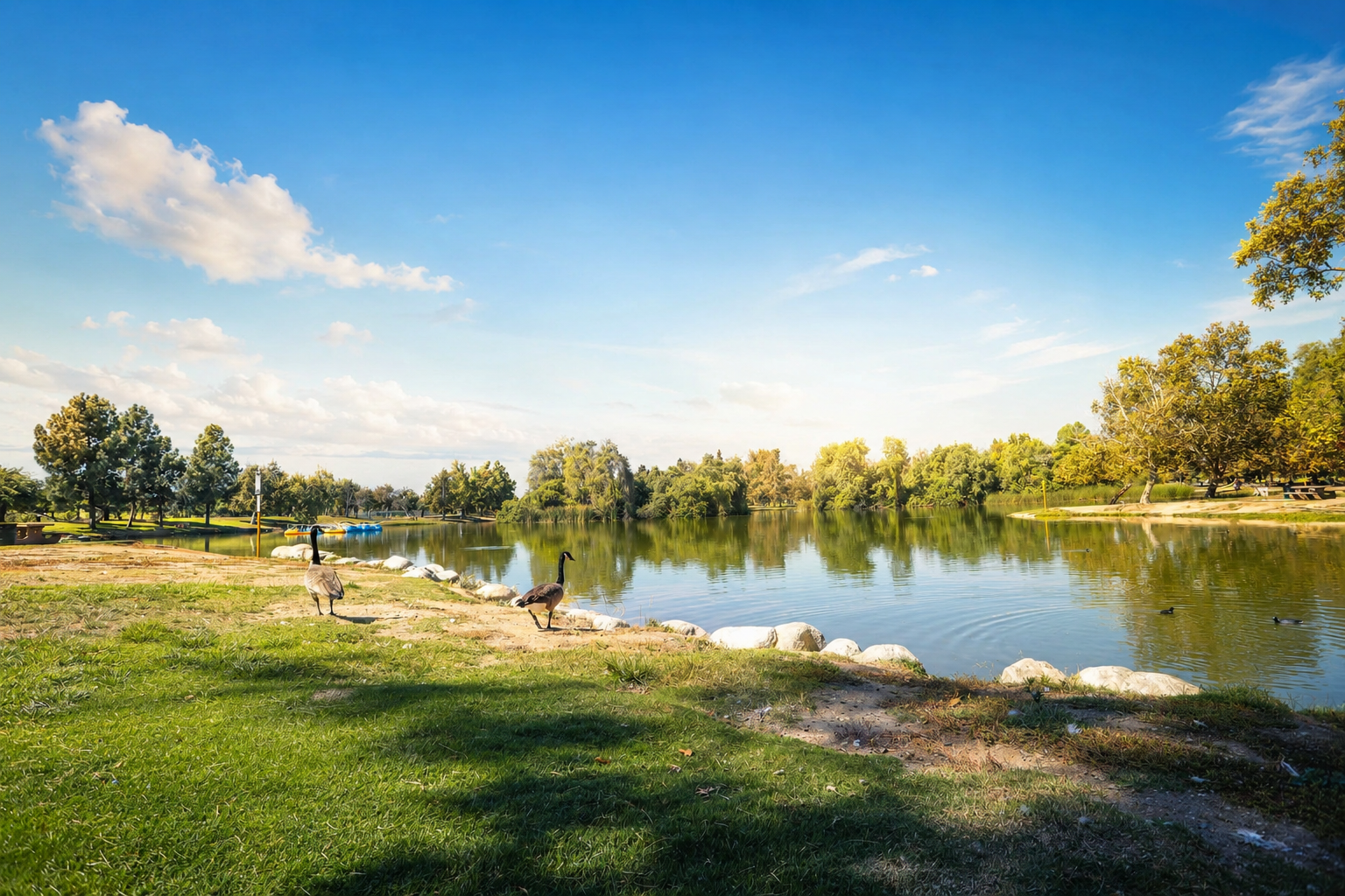 Whittier Narrows Natural Area wetlands and open space
